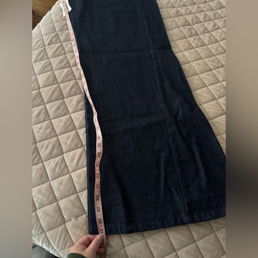 The Aldi Sparkle Mid-Rise Flare Pants by Pilcro, Size 28 - Picture 6 of 7